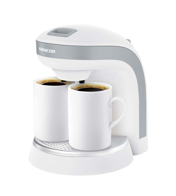 Sencor Coffee Maker 2 Cups, White
